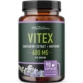 thumbnail interactive-video image 1 of Vitex Chasteberry for Hormone Balance, Fertility & Menstrual Cycle Support | Gluten-Free, 3 Month Supply | 90 Ct, 1 of 11