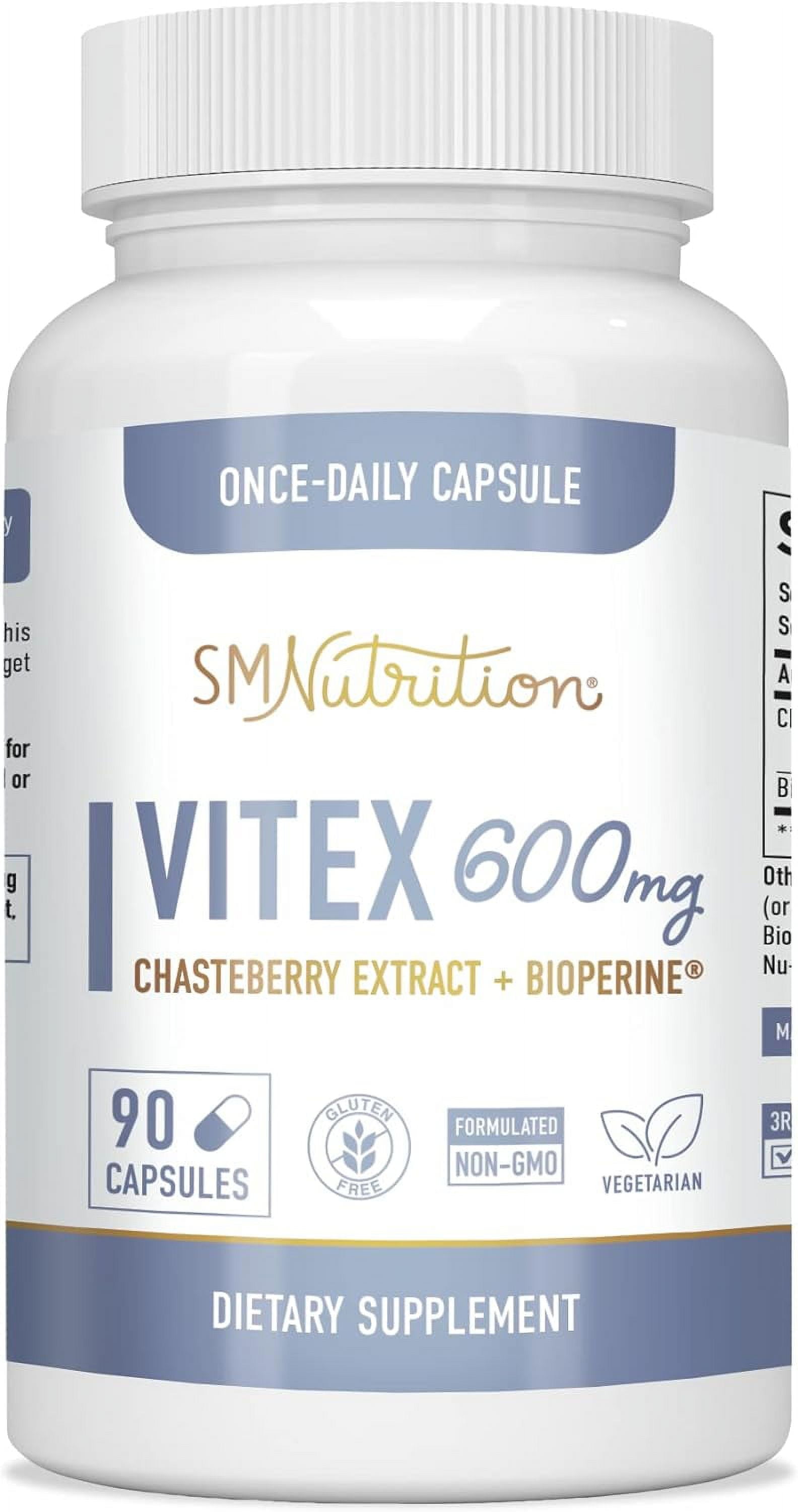 SM Nutrition Vitex Chasteberry Capsules 600mg for Nepal | Ubuy