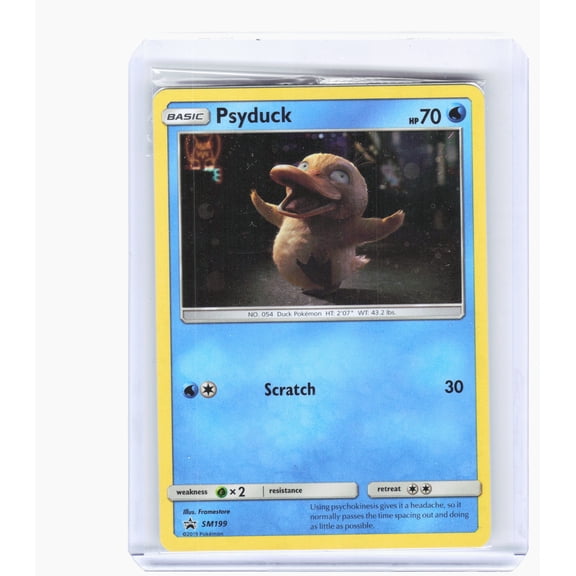 SM Promos Psyduck Nonholo Black Star Promo [Sealed] #SM199