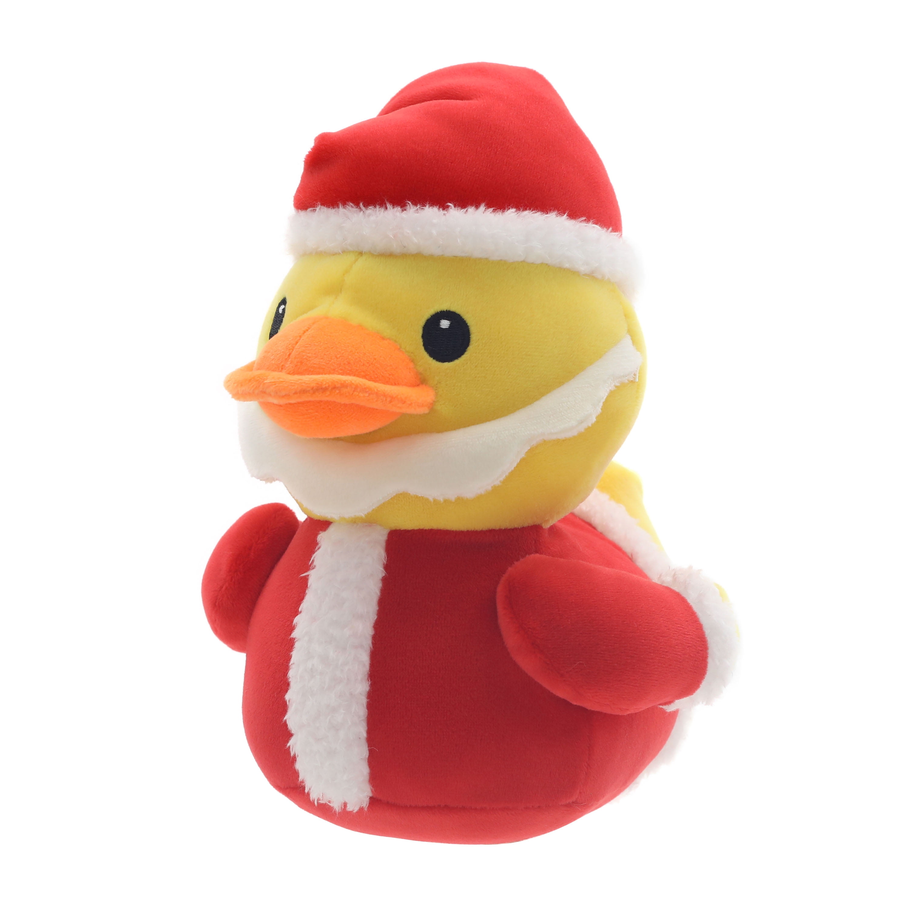 Quackerz Ducky Christmas Plush in Santa Suit, 7.5", by Holiday Time