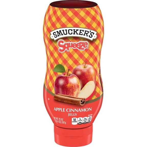 Smuckers Squeeze Apple Cinnamon Jelly, 20 oz