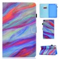thumbnail image 1 of SM-T220/T225 Case and Cover, Galaxy Tab A7 Lite Case 2021 Released, Allytech Slim Painted PU Leather Shockproof Folio Stand Case with Card Slots for Samsung Galaxy Tab A7 Lite 8.4", Blue Marble, 1 of 7