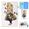 thumbnail image 1 of SM-T220/T225 Case and Cover, Galaxy Tab A7 Lite Case 2021 Released, Allytech Slim Painted PU Leather Shockproof Folio Stand Case with Card Slots for Samsung Galaxy Tab A7 Lite 8.4", Butterfly Girl, 1 of 7