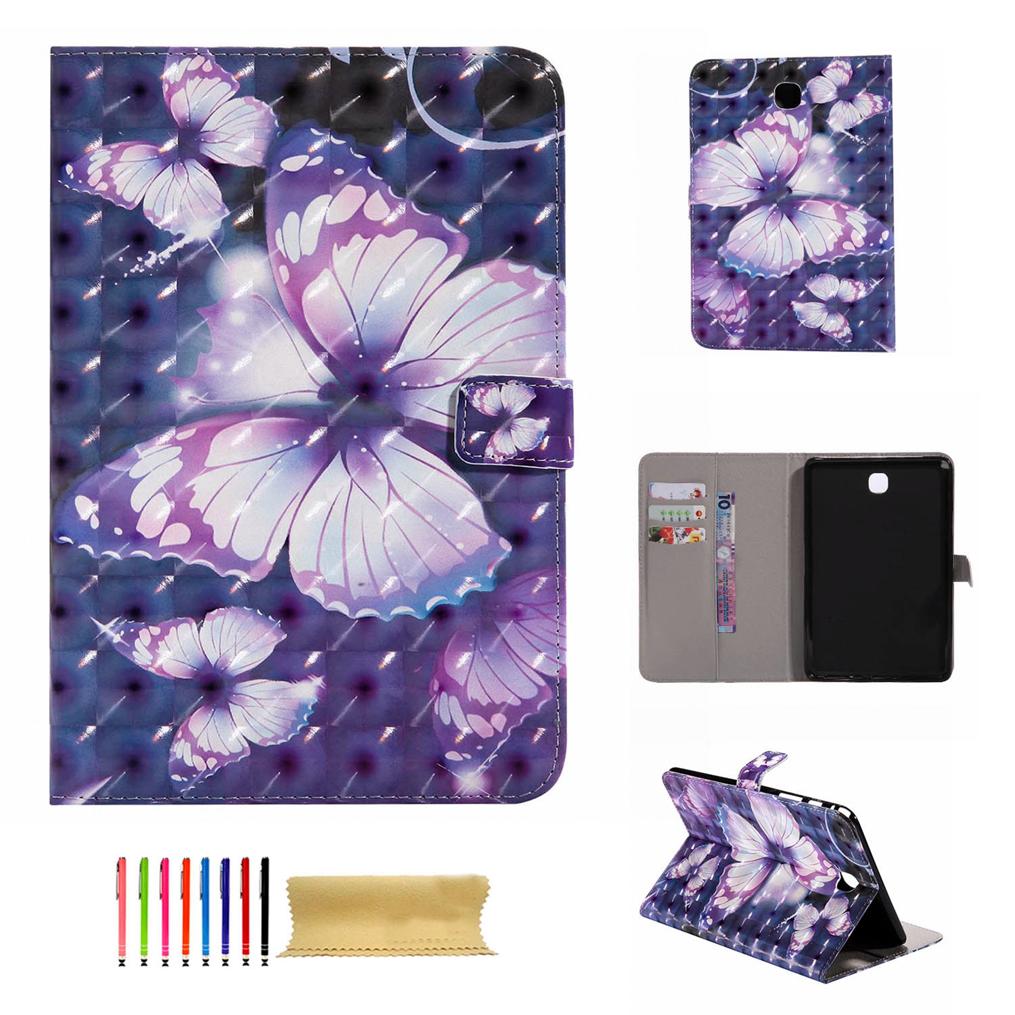 SMT350 Case with [Stylus Pen], Galaxy Tab A 8.0 2015 Model Case, Dteck