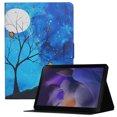 thumbnail image 1 of SM-X200/SM-X205 Cover for Galaxy Tab A8 10.5" 2021, Allytech Slim PU Leather Shell Folio Stand Credit Card Holder Magnetic Snap Case with Auto Sleep Wake for Samsung Tab A8 X200/X205 2021, Night Cat, 1 of 1