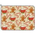 thumbnail image 1 of SM-XLHN Christmas Dish Drying Mat Gingerbread Man Candy Cane Absorbent Dish Drainer Protector Xmas Dry Mat for Kitchen Countertop Tableware Decor, 18 x 24 Inch, 1 of 6