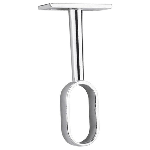 SM09 Wardrobe Rail Center Support Bracket Oval Closet Rod Pair Accessories