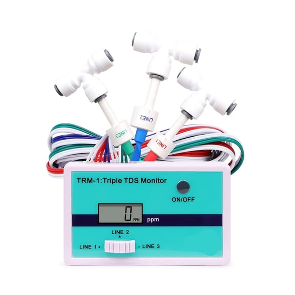 SM1 Single/TRM1 Triple TDS Meter Online Water Quality Tester Digital 0-9990ppm TDS Monitor For Aquarium Laboratory