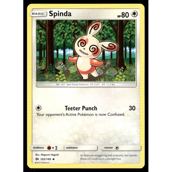 SM1S: Collection Sun Spinda Common Japanese #045/060
