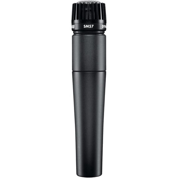 SM57 Dynamic Microphone Wired Cardioid XLR Instrument Handheld Mic for Guitar Amplifiers, Percussion, Live Sound & Studio Recording, Black | Cardioid Dynamic Mic for Instruments and Voca