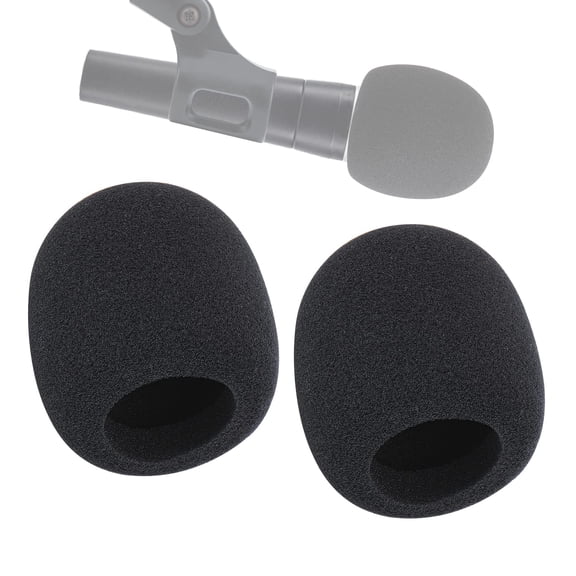 SM58 Windscreen - Pof Filter Foam Windscreen Microphone Cover Compatible with Shure SM58S SM58-LC Ball Type Mic to Reduce Wind Noises by YOUSHARES (2 Pack）