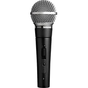 SM58S Cardioid Dynamic Vocal Microphone with On/Off Switch, Pneumatic Shock Mount, Spherical Mesh Grille with Built-in Pop Filter, A25D Mic Clip, Storage Bag, 3-pin XLR Connector