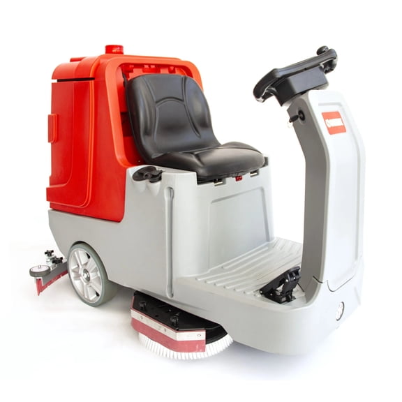 SM860 34" Ride-On Floor Scrubber Dryer Machine