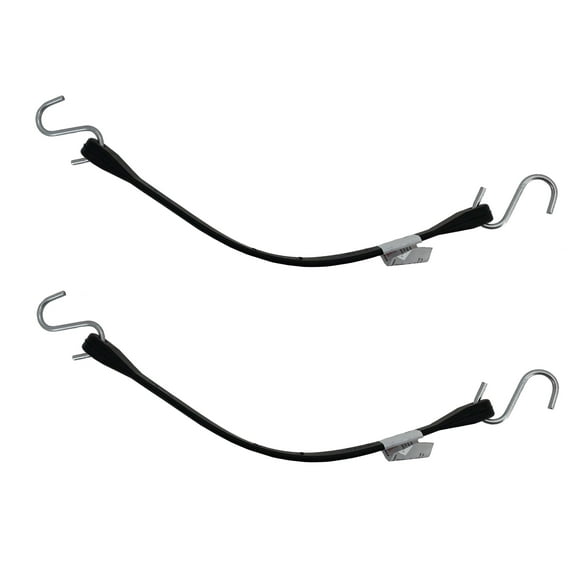 SMA 15" EPDM Rubber Tarp Strap W/ Hooks-USA 2 Pack - 863-TS15,2