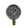 thumbnail image 1 of SMA 60 PSI Liquid Filled/Stainless Gauge-2-1/2" Diameter - 920-GG60, 1 of 2