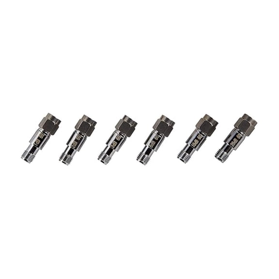 SMA Attenuator Kit - Bundle of 6pc 2W 50 Ohm SMA in-Line Attenuators Provides Highly Attenuation from 1dB to 42dB in 1dB Increments. 1dB, 2dB, 3dB, 6dB, 10dB