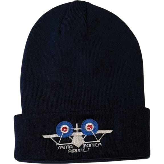SMA Bi-Plane Navy Beanie - One Size
