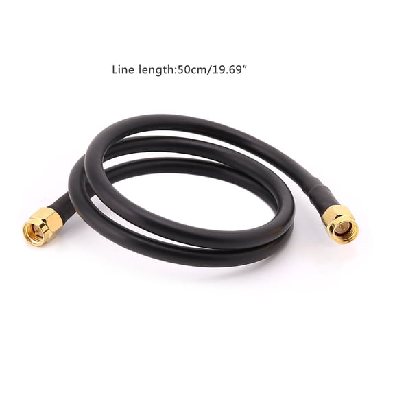 SMA Male To SMA Male RG58 Pigtail Cable 50cm Low-loss Cables