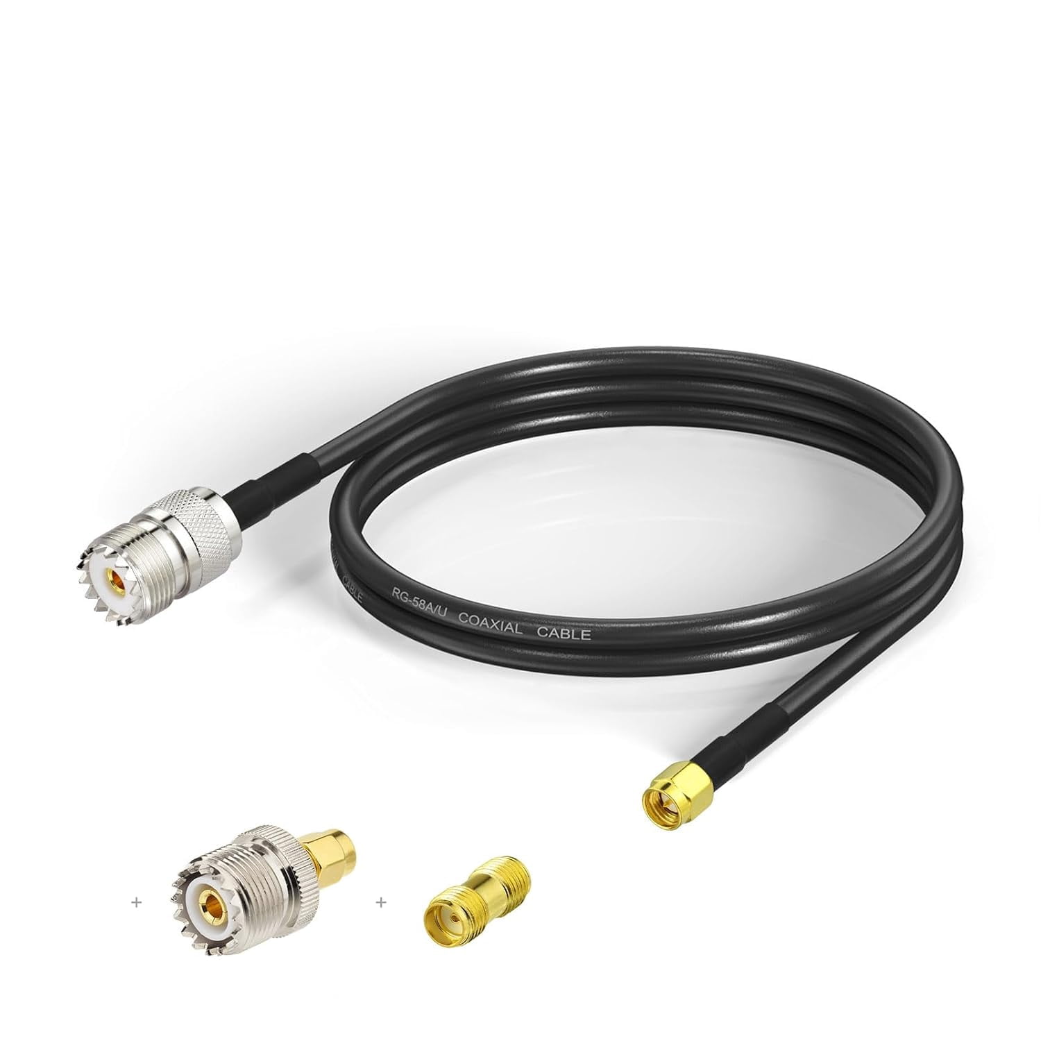 Coax Kabel: Coax kabel Marifoon RG213 50 Ohm 10mm per meter