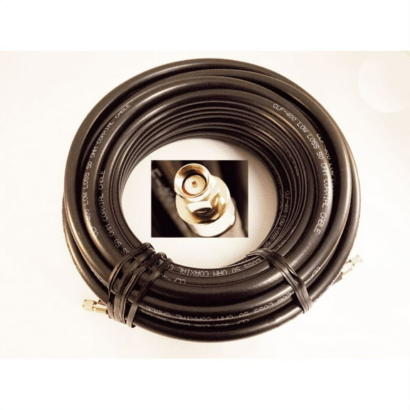 SMA Male with 75 feet of CLF400 (Low-Loss) Cable +SMA-Male Connector