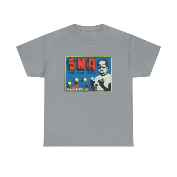 SMA Santa Monica Airlines Rocco Division Blue Vintage Skate T Shirt Design - Gravel / M