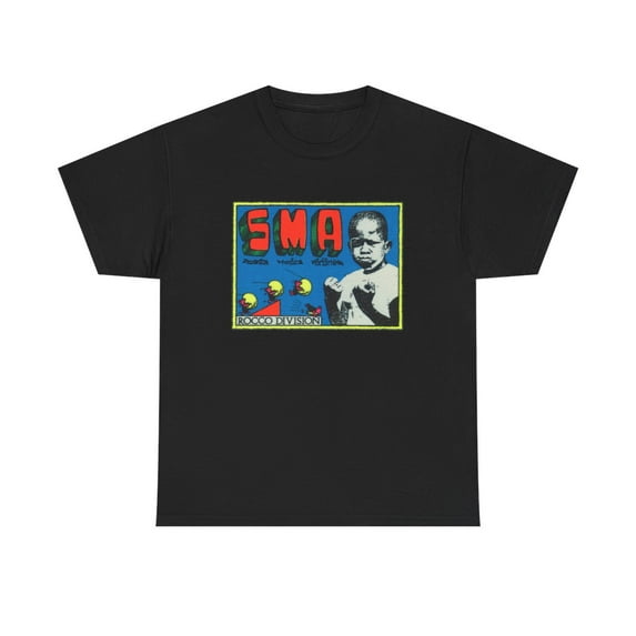 SMA Santa Monica Airlines Rocco Division Blue Vintage Skate T Shirt Design - Black / L