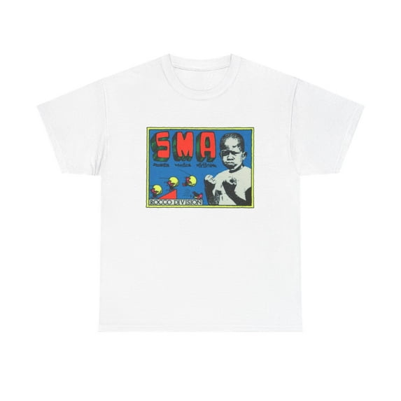 SMA Santa Monica Airlines Rocco Division Blue Vintage Skate T Shirt Design - White / M