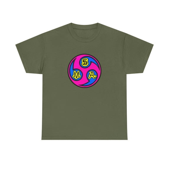 SMA Santa Monica Airlines Rocco Division Vintage Skate T Shirt Design - Military Green / L