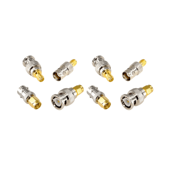 SMA to BNC Kits 2 Set Adapter Connector Kits for SDR Ham Radio UV-5R UV82 V-5R5 Two Way Handheld Radio B