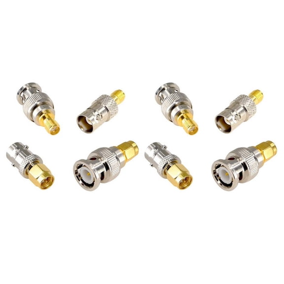 SMA to BNC Kits 2 Set Adapter Connector Kits for SDR Ham Radio UV-5R UV82 V-5R5 Two Way Handheld Radio B