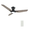 thumbnail image 1 of SMAAIR 52" 3 Blades Low Profile Smart Rustic Cooling Ceiling Fan with Remote Light Kit, 1 of 8