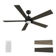 thumbnail image 1 of SMAAIR 60" Indoor Large Ceiling Fan with Remote and Dimmable LED Light, 1 of 8