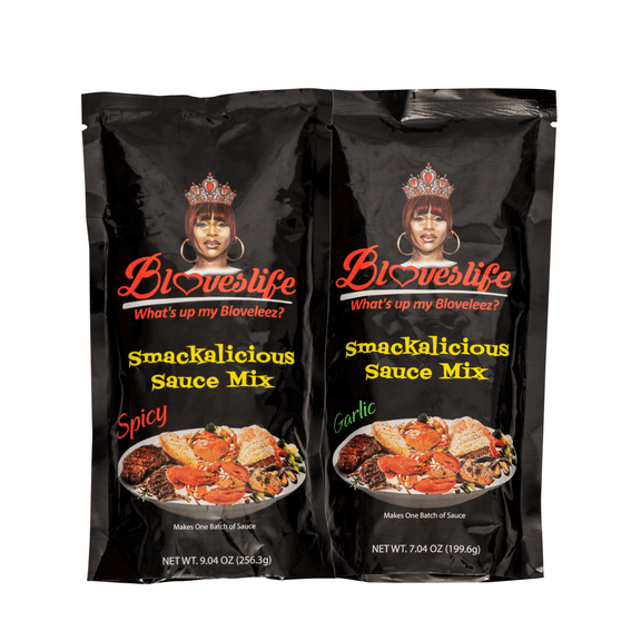 SMACKALICIOUS SPICY & GARLIC SEASONING MIX 2-PACK