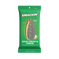 thumbnail image 1 of SMACKIN' Sunflower Seeds, Roasted Jumbo Small-Batch, American Made - Sour Cream & Onion, 1.5oz bags (6 Pack), 1 of 1