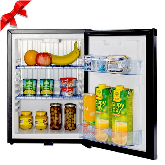 SMAD 1.4 Cu Ft Portable Mini Fridge Refrigerator with Reversible Door, 12 V DC 65 W