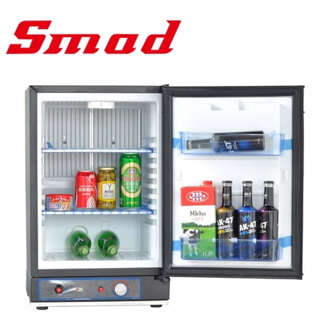 SMAD 1.4 Cu ft 3 Way 40L Propane Gas Fridge LPG DC 12V / AC 110V Mini Camper RV Refrigerator