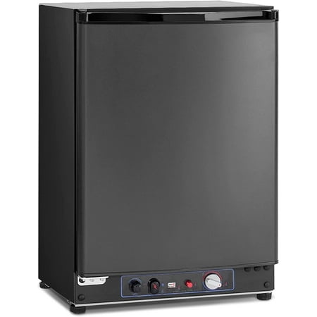 SMAD 1.4 Cu ft Compact Propane Refrigerator AC 110V DC 12V Gas Quiet RV Campervan Fridge