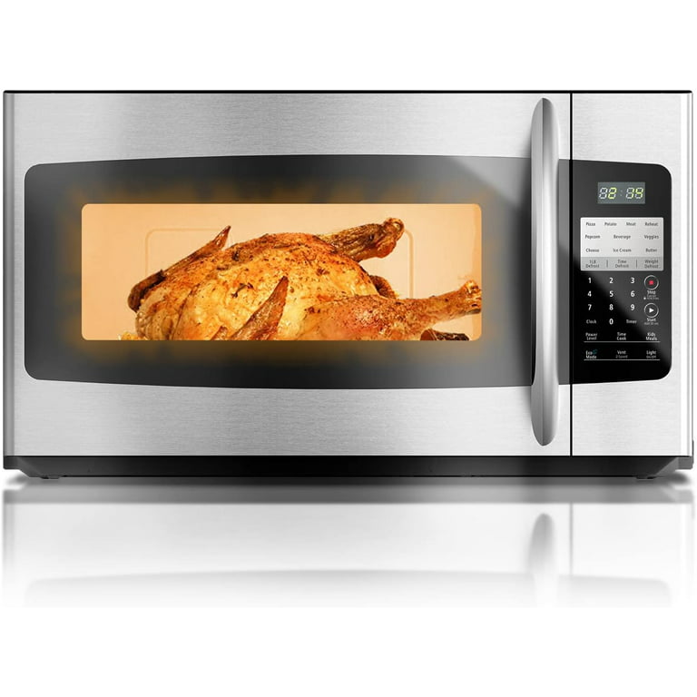 Over The Range Microwave 30 Inch with Vent, 1.6 Cu. Ft. Rangetop  Microwave with Sensor Cook in Smudge-Proof Stainless Steel : Home & Kitchen