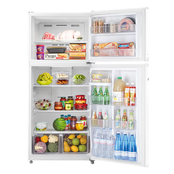 SMAD 20.5 Cu ft Top Freezer Refrigerator Compact Fridge with Reversible Door