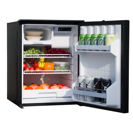SMAD 3 Cu ft RV Compact Portable Car Refrigerator, 85L Fridge and Freezer, DC 12/24V Reversible Door