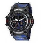 SMAEL 8007 Sports Men Watches Top Brand Luxury Military Alarm Quartz Watch Men Waterproof Digital Dual Time Display Clock For Male