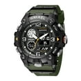 thumbnail image 1 of SMAEL 8055 Fashion Sports Watch Men Military Digital Quartz Dual Display Waterproof Wristwatches, 1 of 13