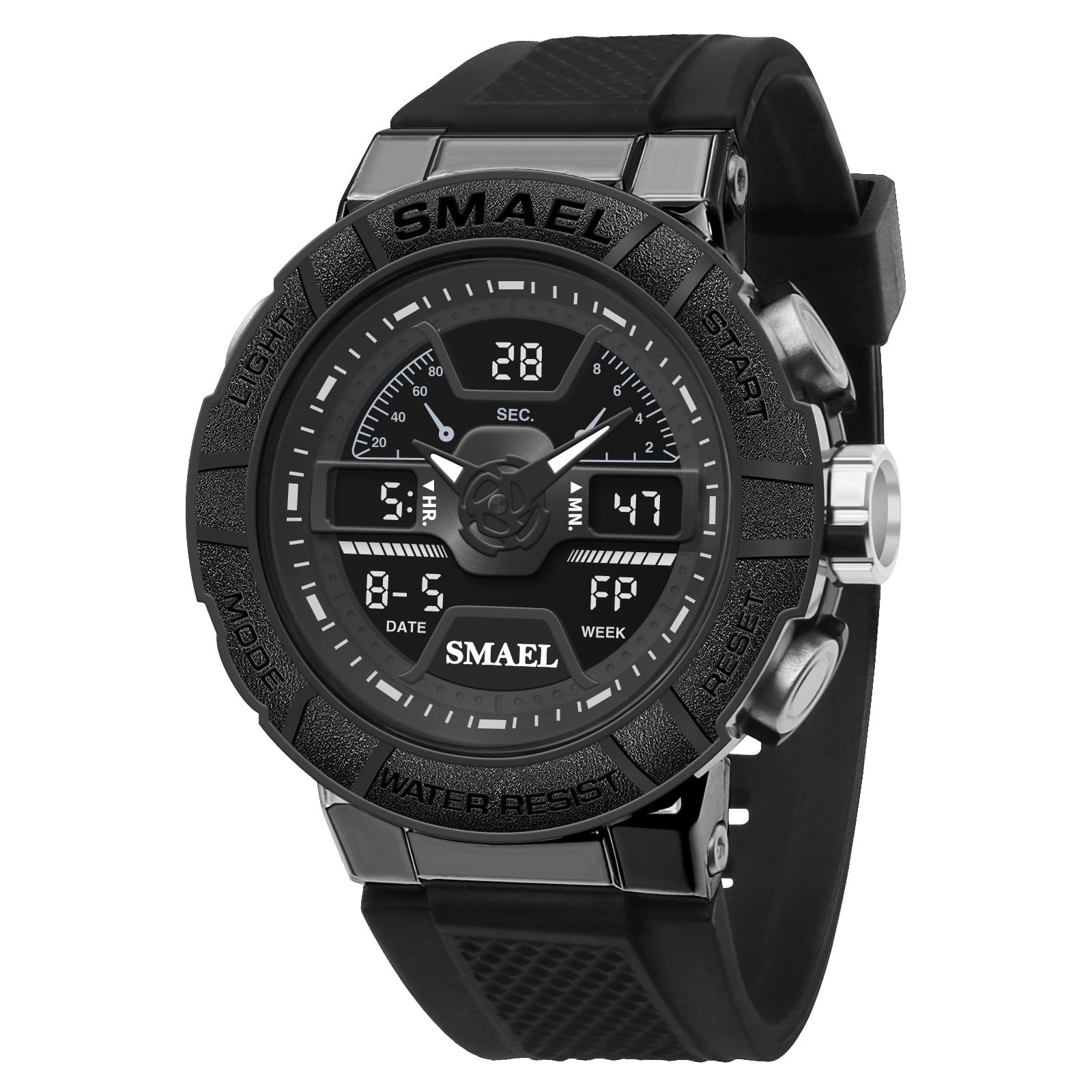 SMAEL 8067 Quartz Digit Watch Men Military Waterproof Stopwatch Fashion ...