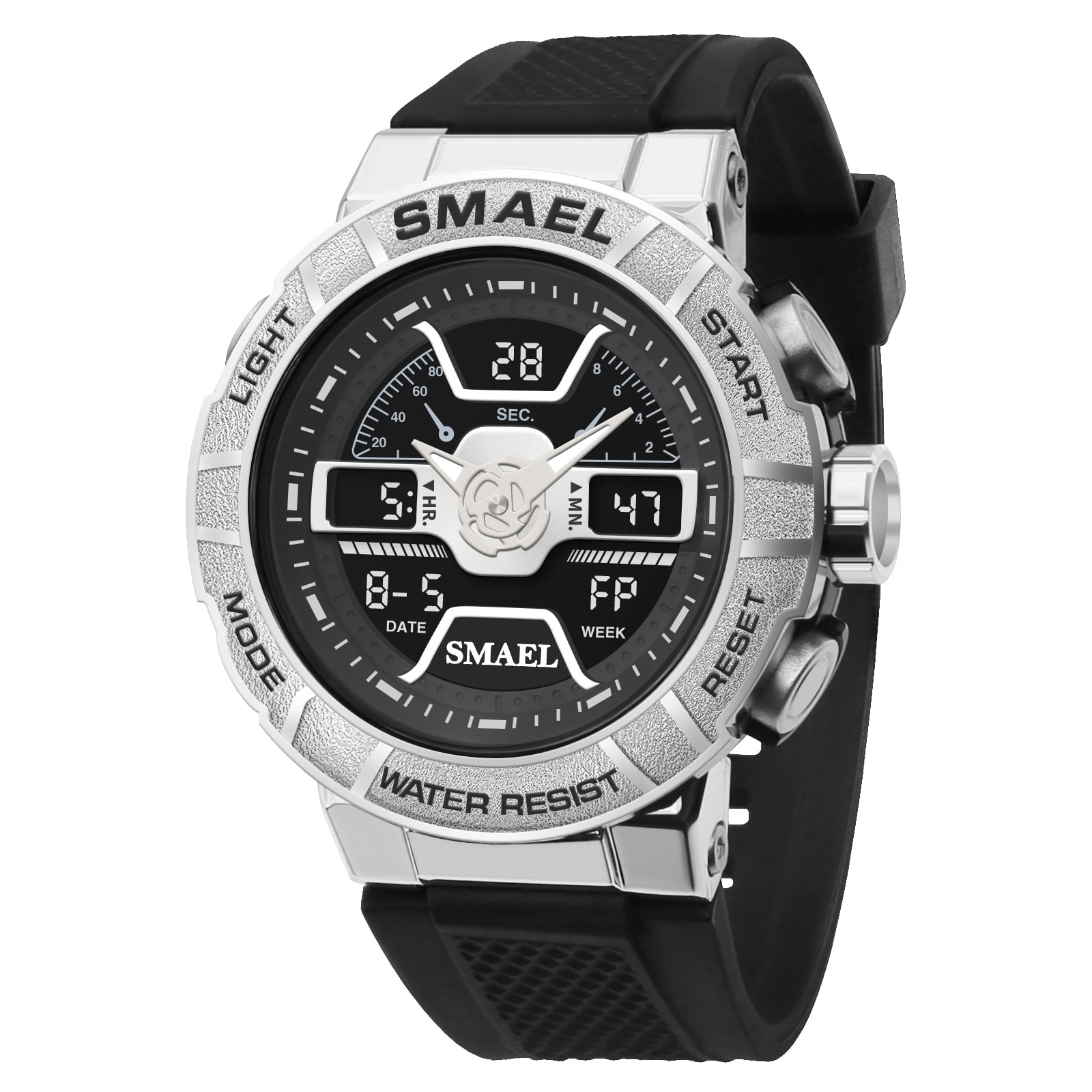 SMAEL 8067 Quartz Digit Watch Men Military Waterproof Stopwatch Fashion ...