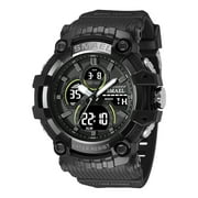 SMAEL 8079 Mens Quartz Watches Waterproof LED Display Male Sports Style Military Digital Wristwatch