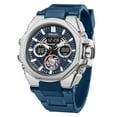 thumbnail image 1 of SMAEL 8098 Fashion Sports Leisure Man Dual Display Waterproof Chronograph Date Alarm Night Display Alloy Case Silicone Strap Shockproof Design Male Wristwatch, 1 of 10