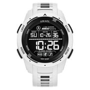 SMAEL Brand 8105 Cool Fashion Sports Digital Man Watch Waterproof Shockproof Alarm Clock Date Glow Mode Stopwatch ABS Case TPU Strap Round Dial Design Men's Wristwatch