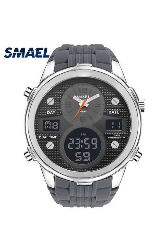 Brand Luxury Quartz Wristwatches Fashion Electronic Clocks LED Smart Watches Cool Men Sport Watches Water Resistance 1273