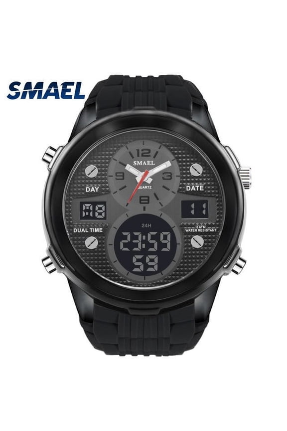 Brand Luxury Quartz Wristwatches Fashion Electronic Clocks LED Smart Watches Cool Men Sport Watches Water Resistance 1273