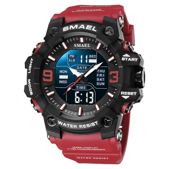 SMAEL Camouflage Sport Style Men's Wristwatches Digital Waterproof Shock Watch Outdoors Military Watch